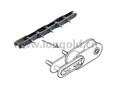 帶螺紋延長銷雙倍節距鏈條