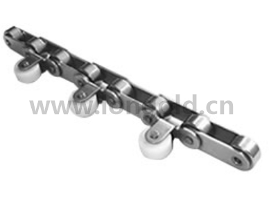 帶導向滑輪雙倍節距輸送鏈